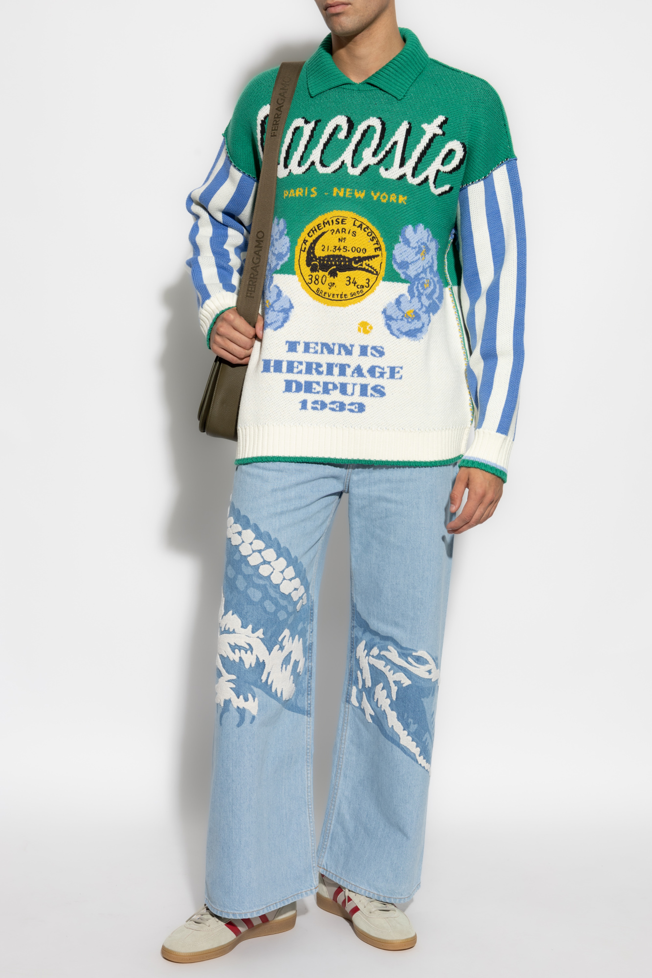 SchaferandweinerShops Japan - Light blue Jeans with logo